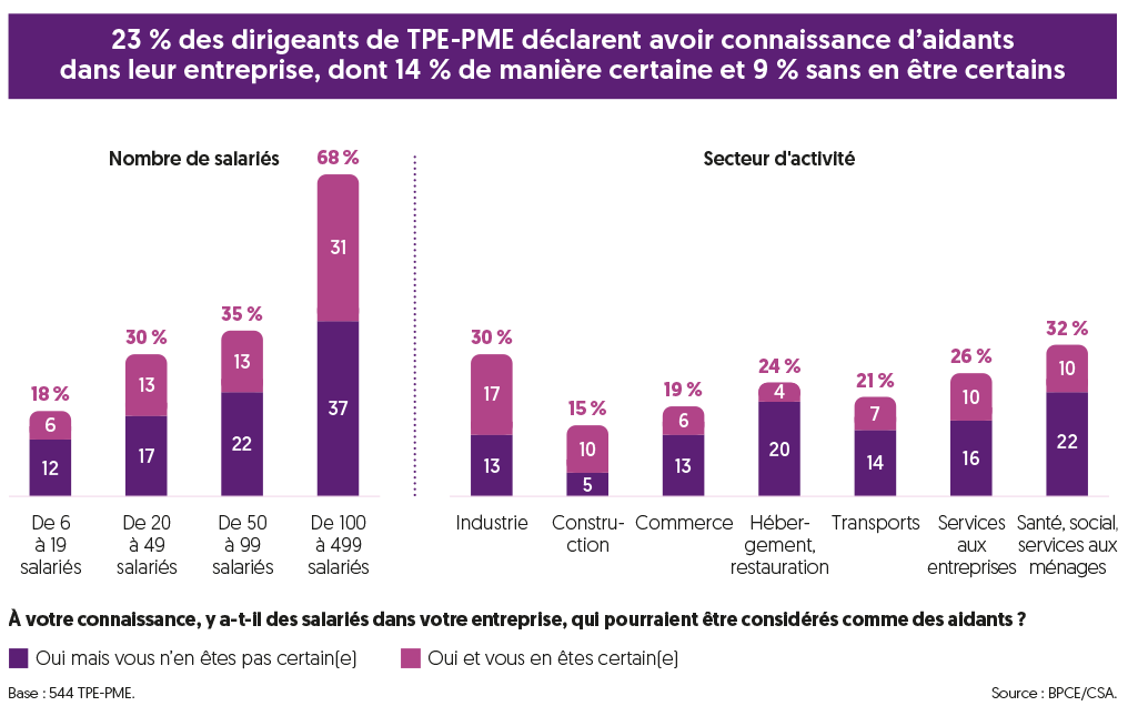 Graphique issu de BPCE L'Observatoire sur les aidants