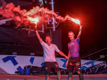 Photo d'Armel Le Cléac’h et Sébastien Josse