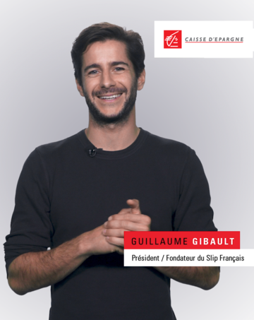 Guillaume Gibault, fondateur de la start-up "Le slip français